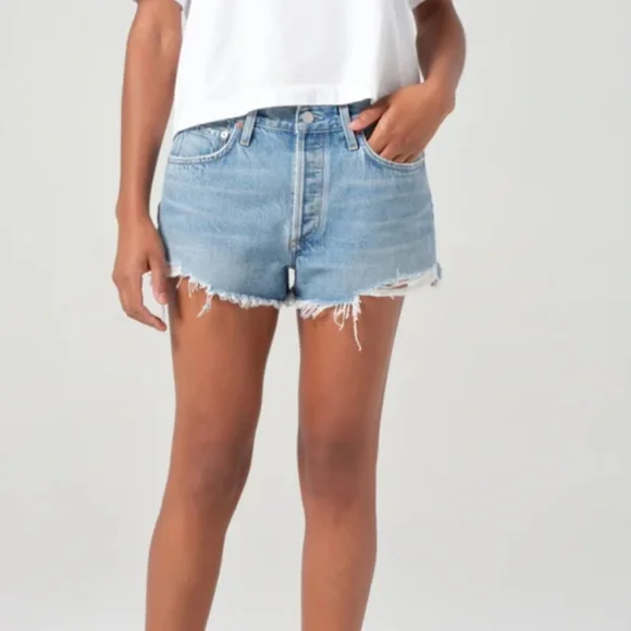 NWT Women’s AGOLDE Parker Vintage Cut-Off Short in Animate Size 27 - Picture 5 of 5
